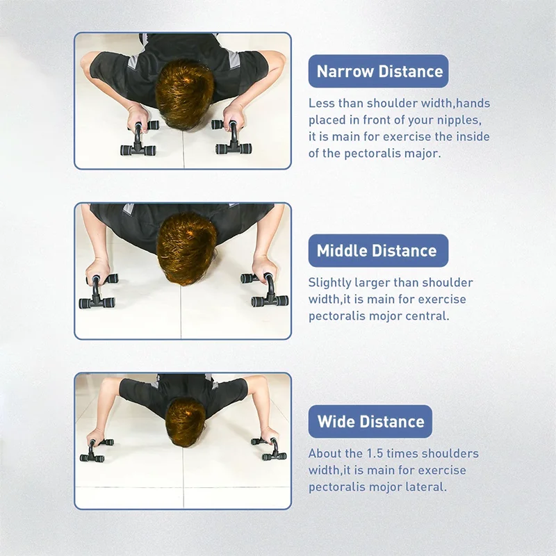 Leben Nova U-förmige Liegestützgriffe mit Schaumstoffgriff – Push-Up Bars für Home Gym & Muskeltraining – Image 6