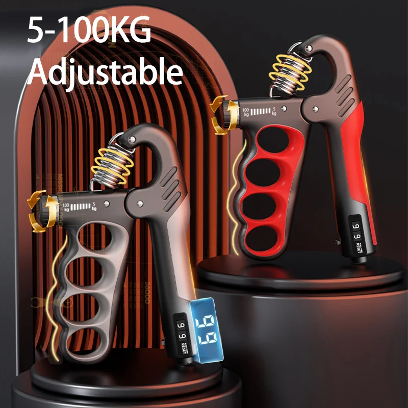 Handtrainer verstellbar 5–100 kg – Grip Strength Trainer für Hand, Unterarm & Muskelaufbau