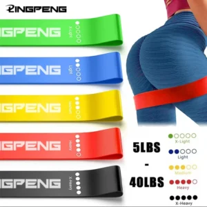 Leben Nova® Resistance Bands Set – Fitness & Yoga Widerstandsbänder für Beine, Hüfte & Ganzkörpertraining